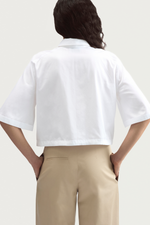 SUMMER ROLLER SHIRT - WHITE POPLIN