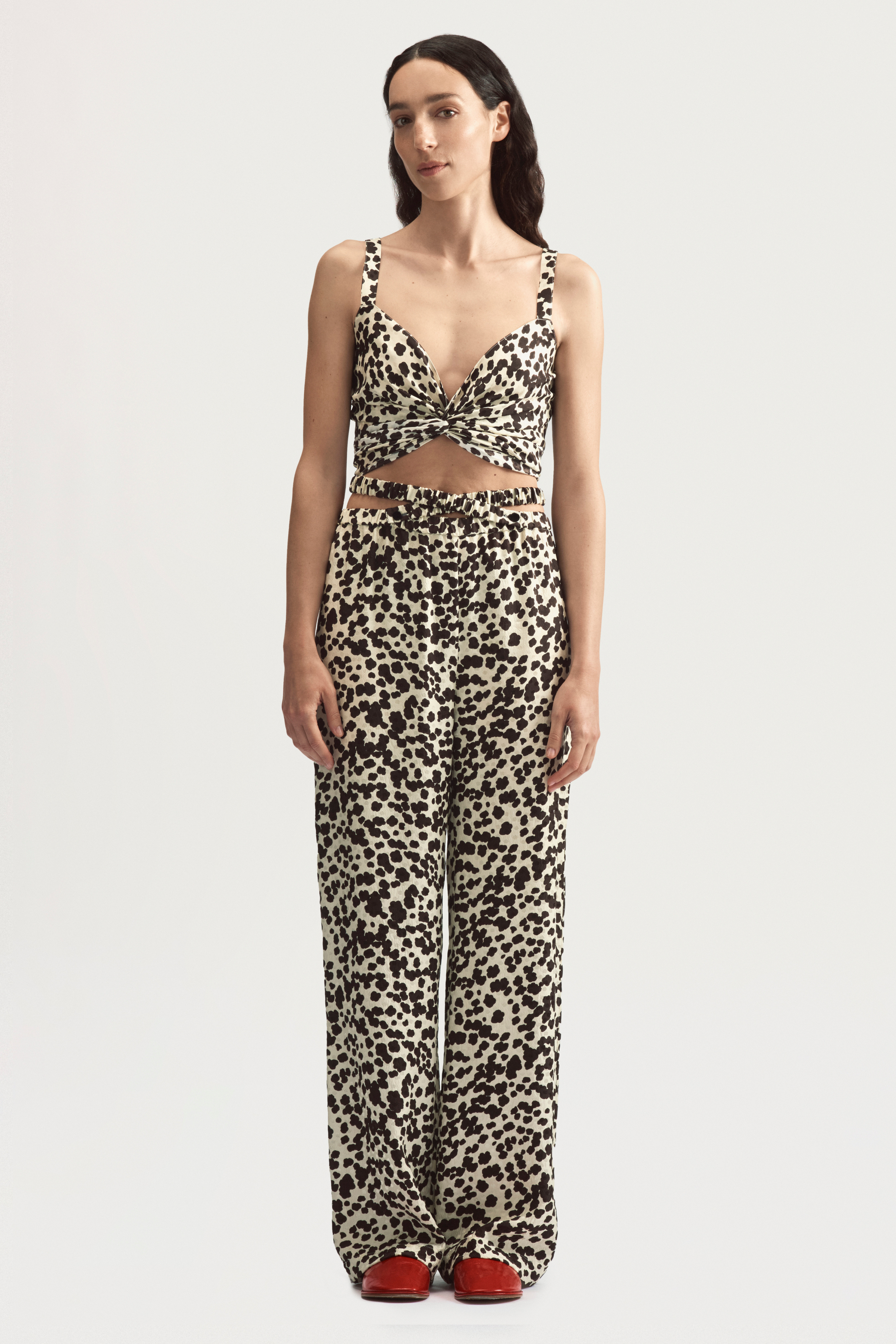 WRAP TOP - CHESTNUT TIGER