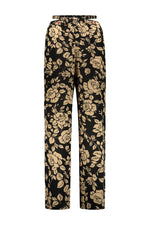 RIVIERA TROUSERS - DESERT ROSES SILK