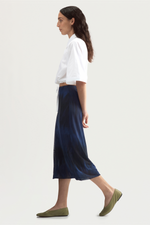 MESH SKIRT - BLUE SMOKE INK