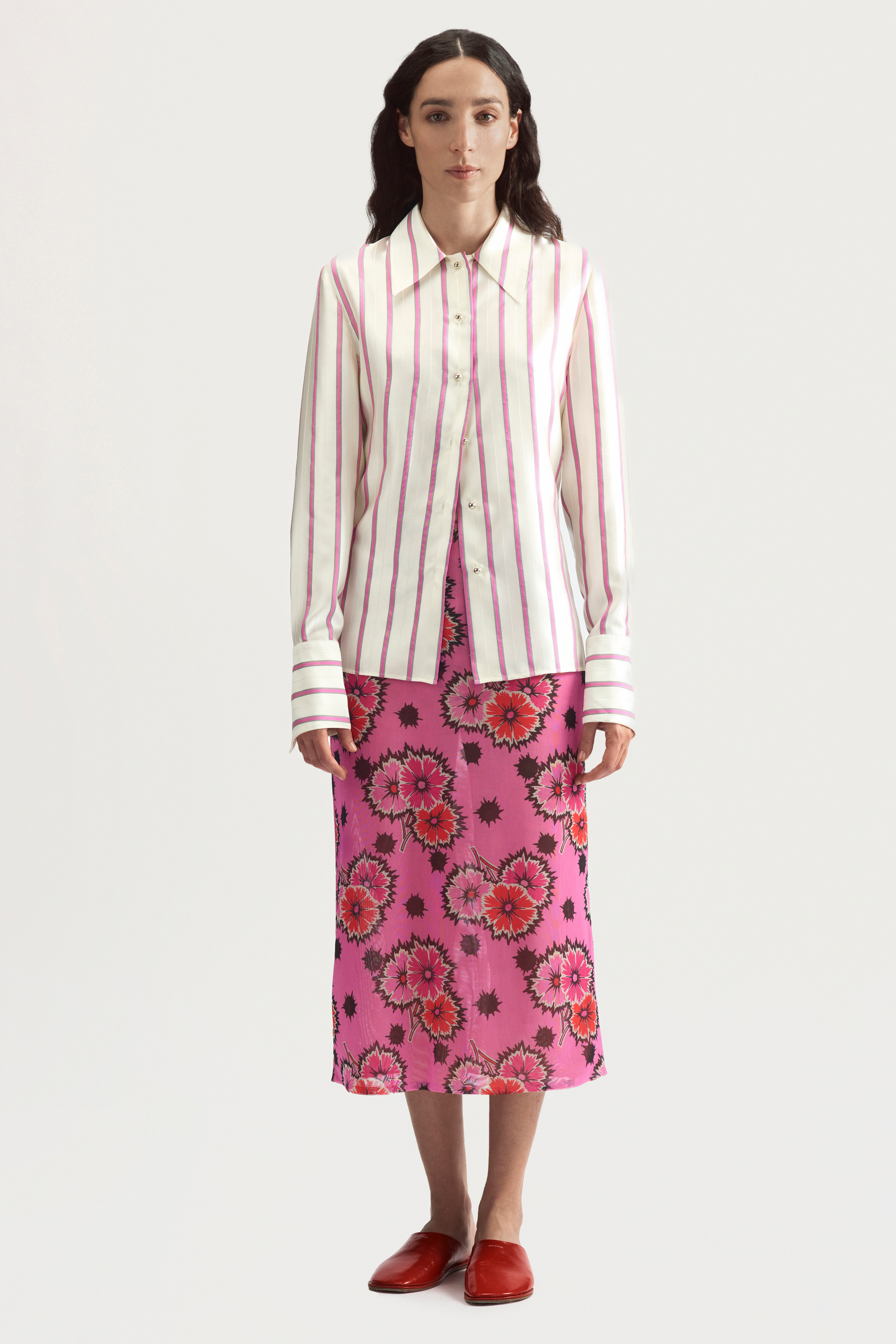 LOULOU SHIRT - PINSTRIPE