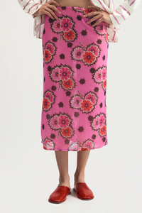 MESH SKIRT - FLOWERBOMB PINK