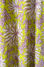 HALTER DRESS - TROPICAL LEAVES