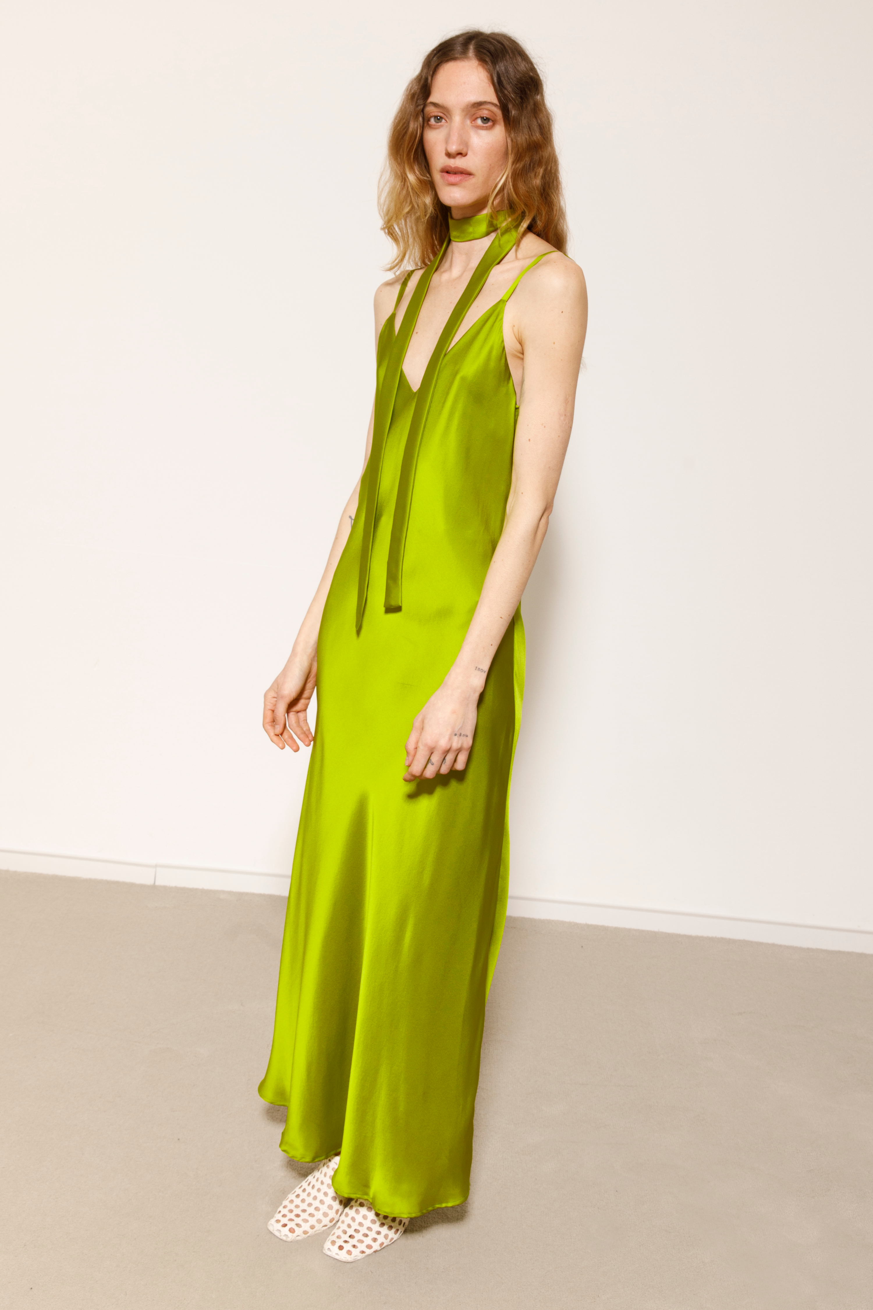 MOONLIGHT DRESS - AVOCADO