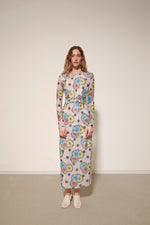 TULLE WRAP DRESS - FLOWERBOMB SAND