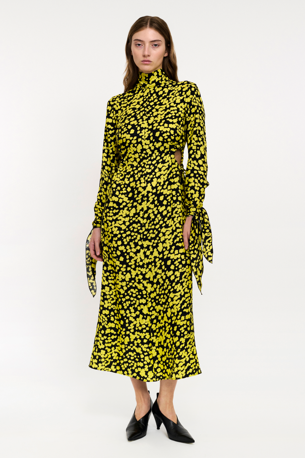 OBLÒ DRESS - LIME BUTTERFLY