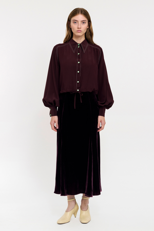 TULIP SKIRT - VENICE PLUM