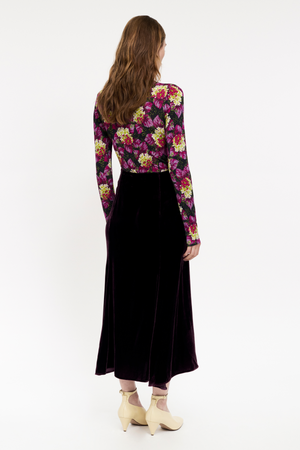 TULIP SKIRT - VENICE PLUM