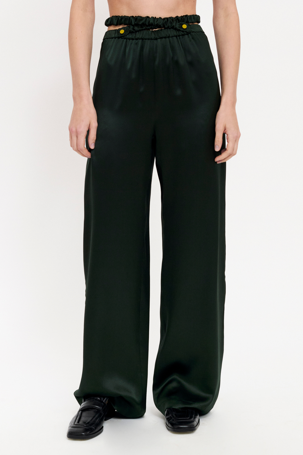 RIVIERA TROUSERS - MOSS GREEN