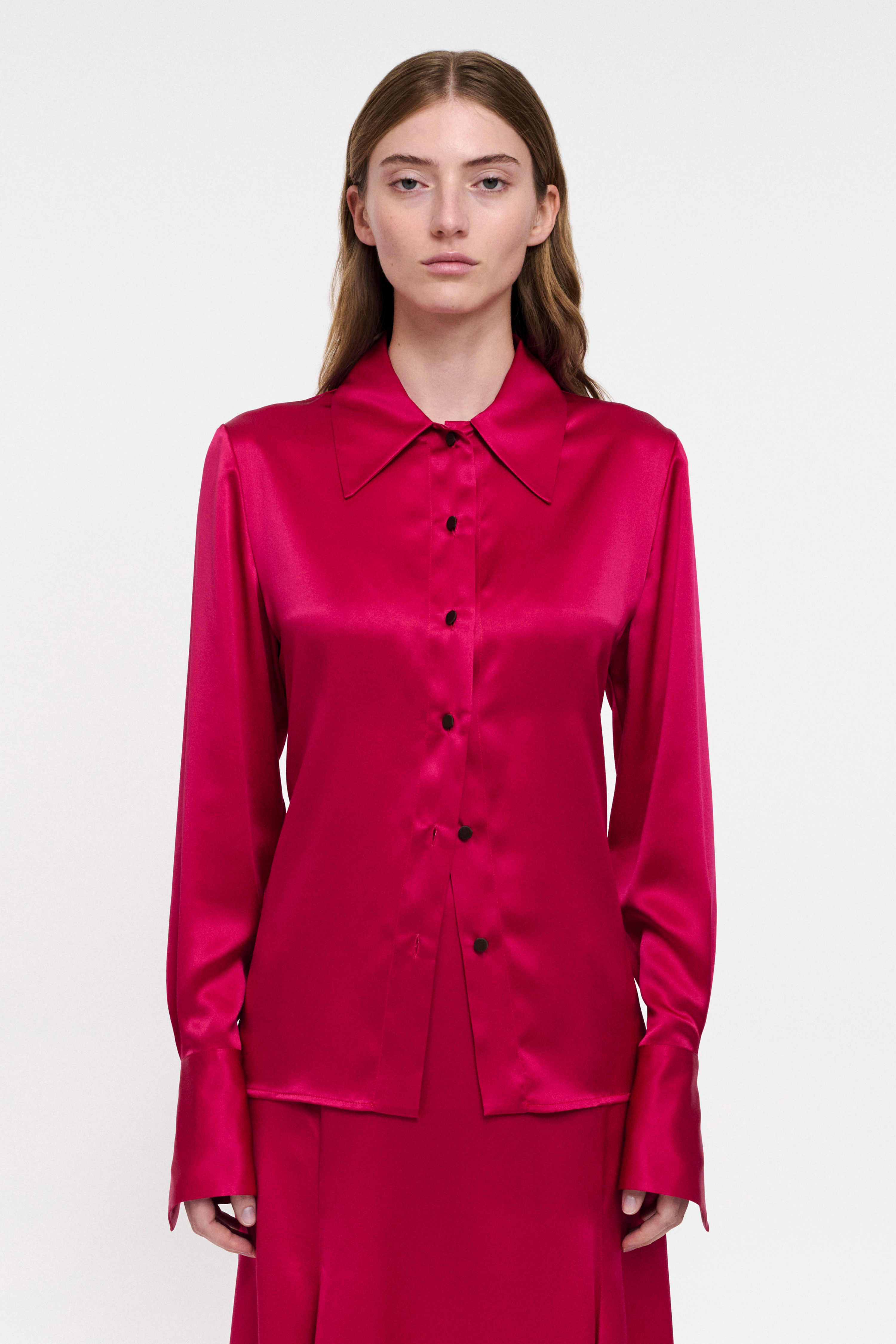 LOULOU SHIRT - LIPSTICK