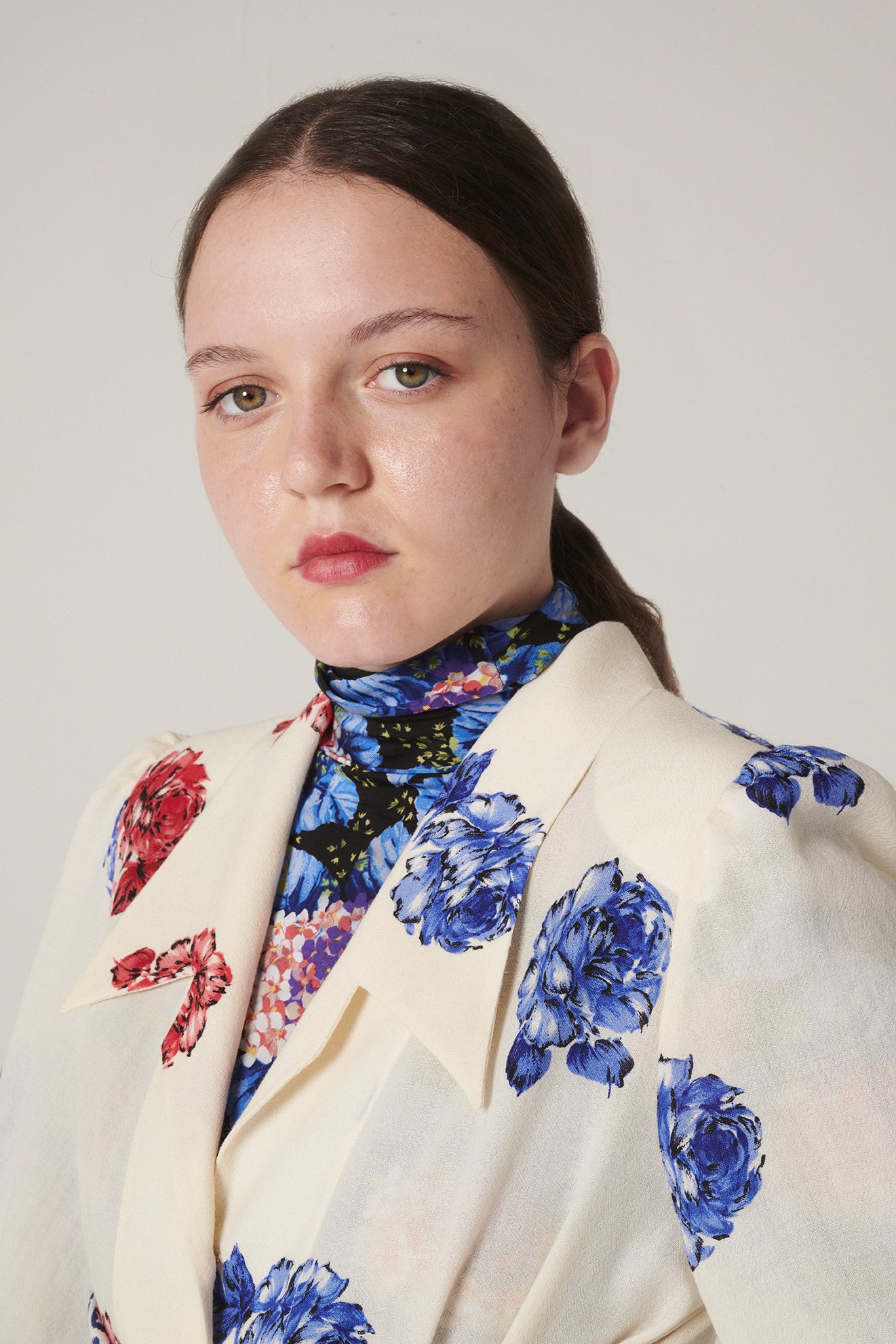 CHARLIE DRESS - ROSES WOOL