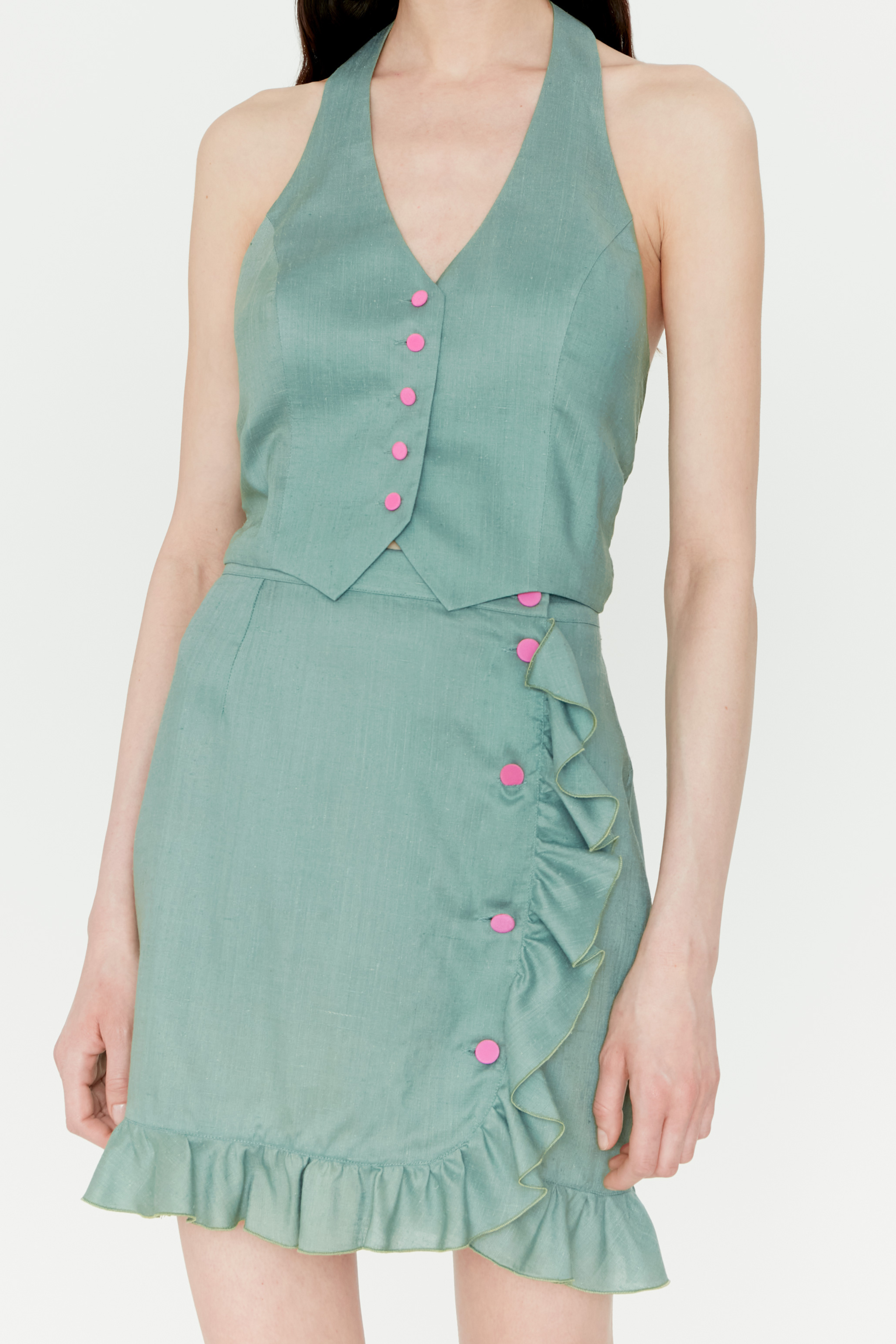 CAMILLE SKIRT - AQUAMARINE