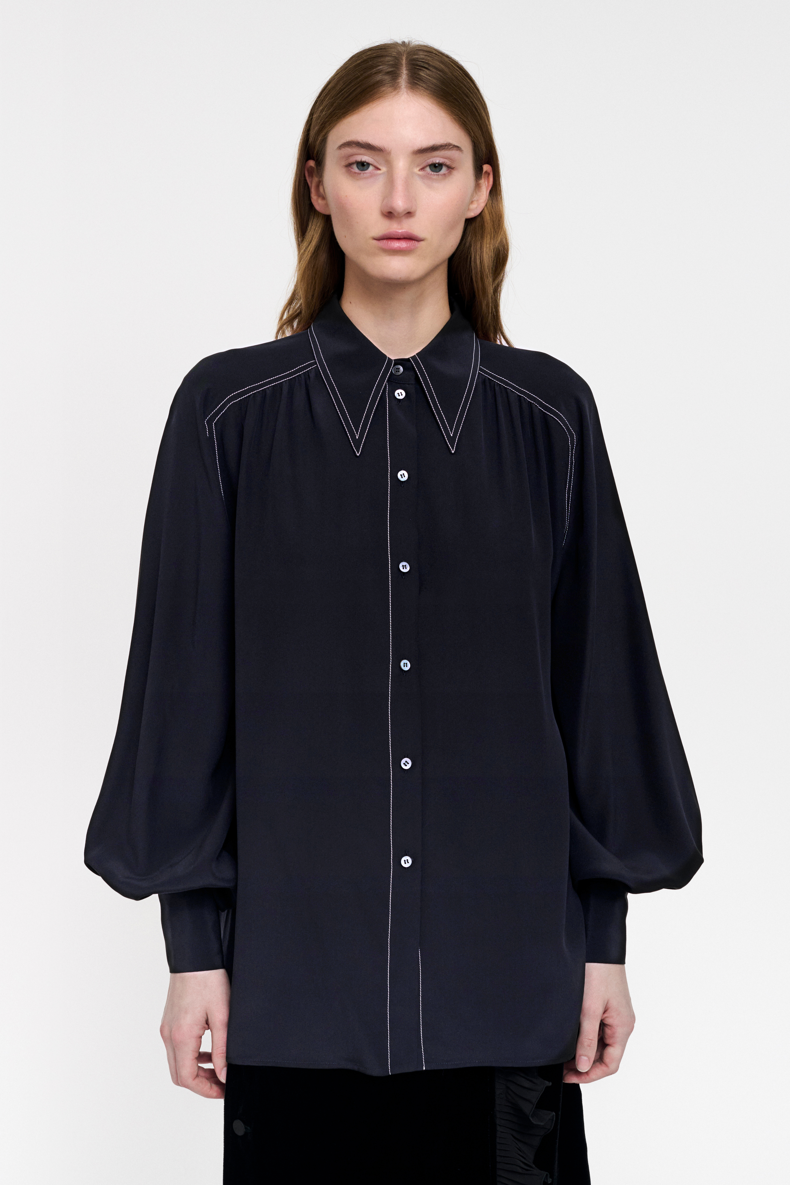 ROLLER SHIRT - ORCHIDEA DEEP BLUE