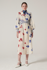 CHARLIE DRESS - ROSES WOOL