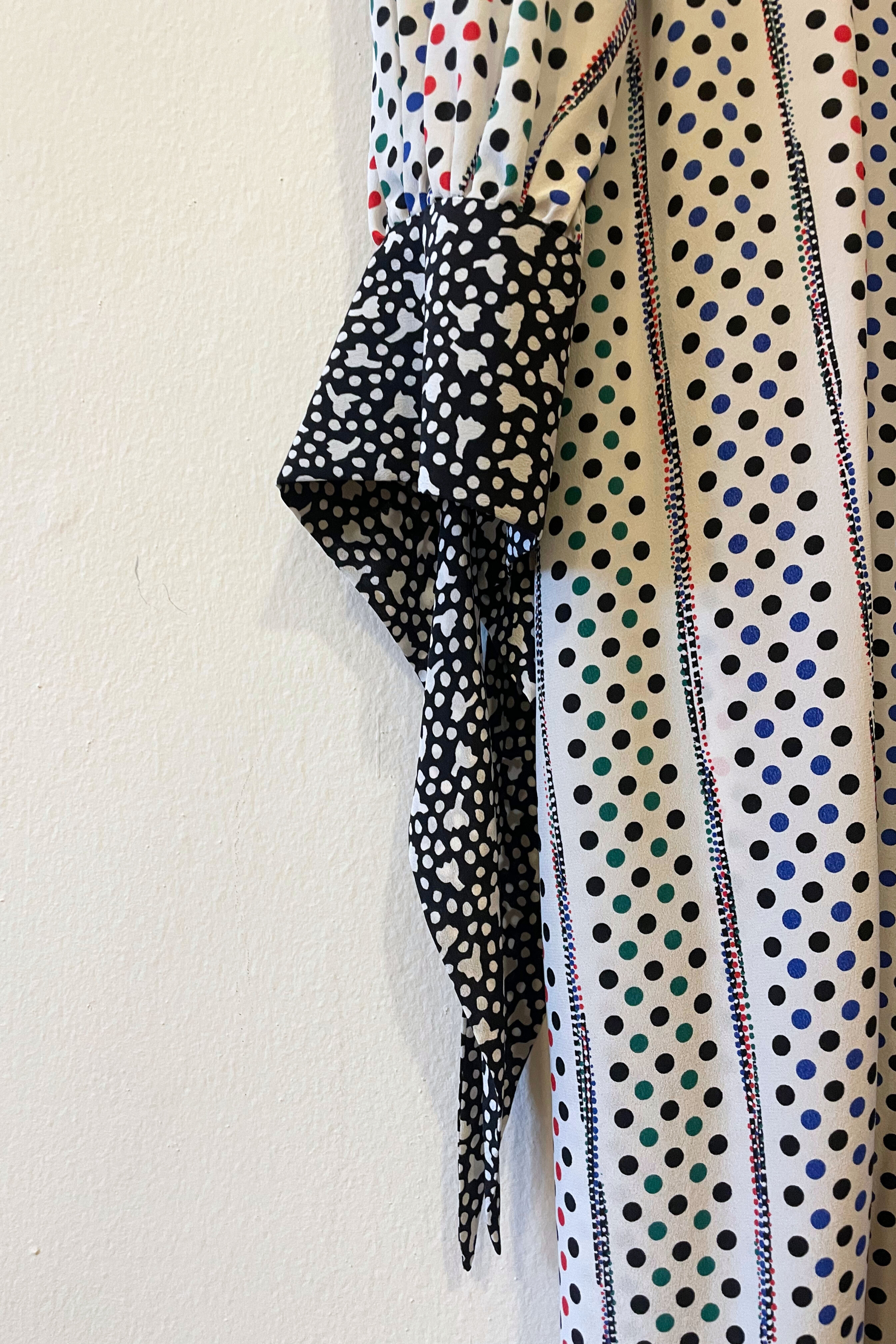 OOPSY DAISY LONG DRESS - POLKA DOTS