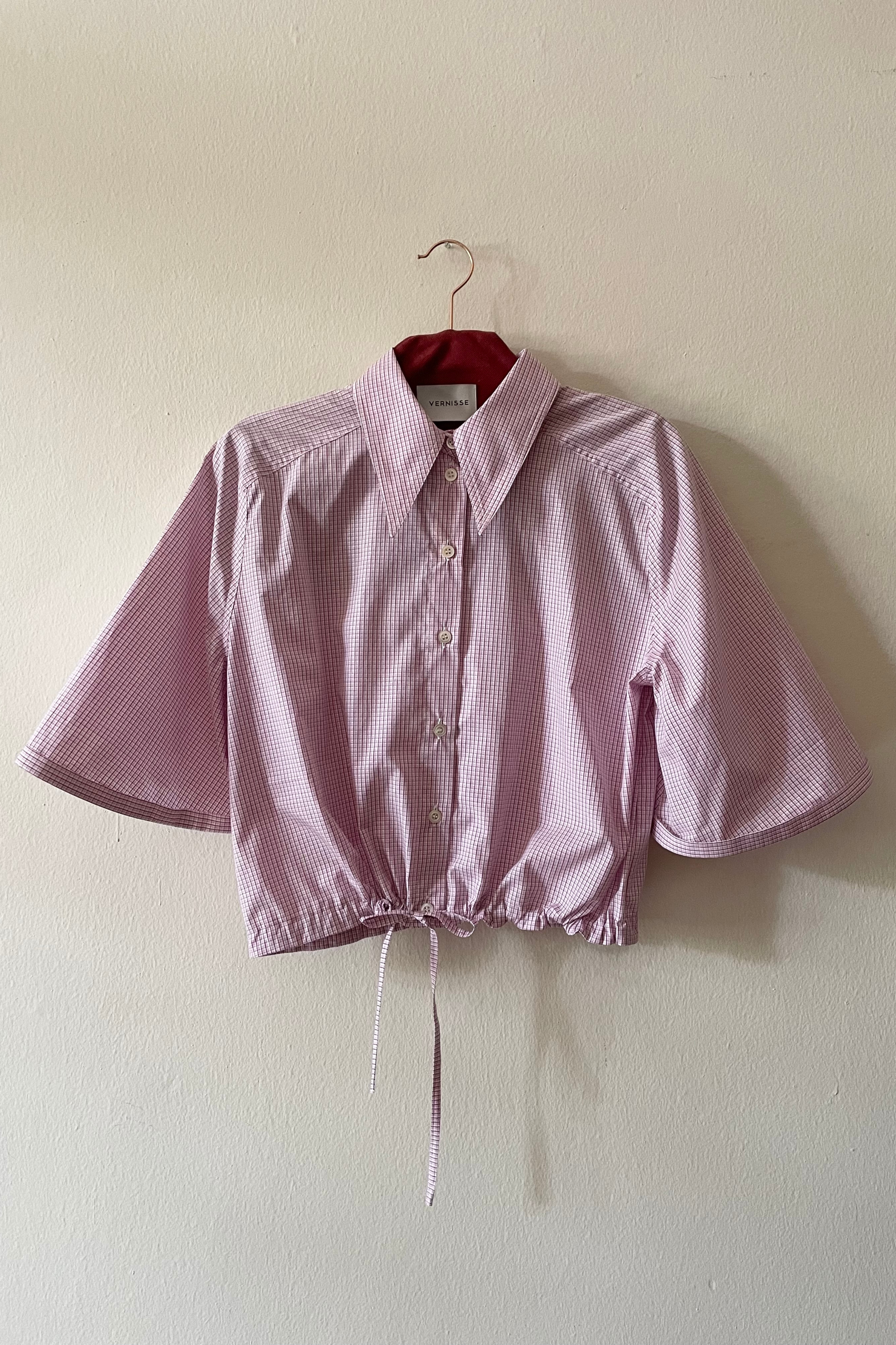 SUMMER ROLLER SHIRT - CHECKED POPLIN