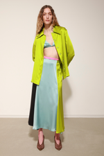 TULIP SKIRT - SATIN MULTICOLOR