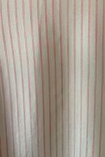 LOULOU MINI DRESS - RED PINSTRIPE SATIN